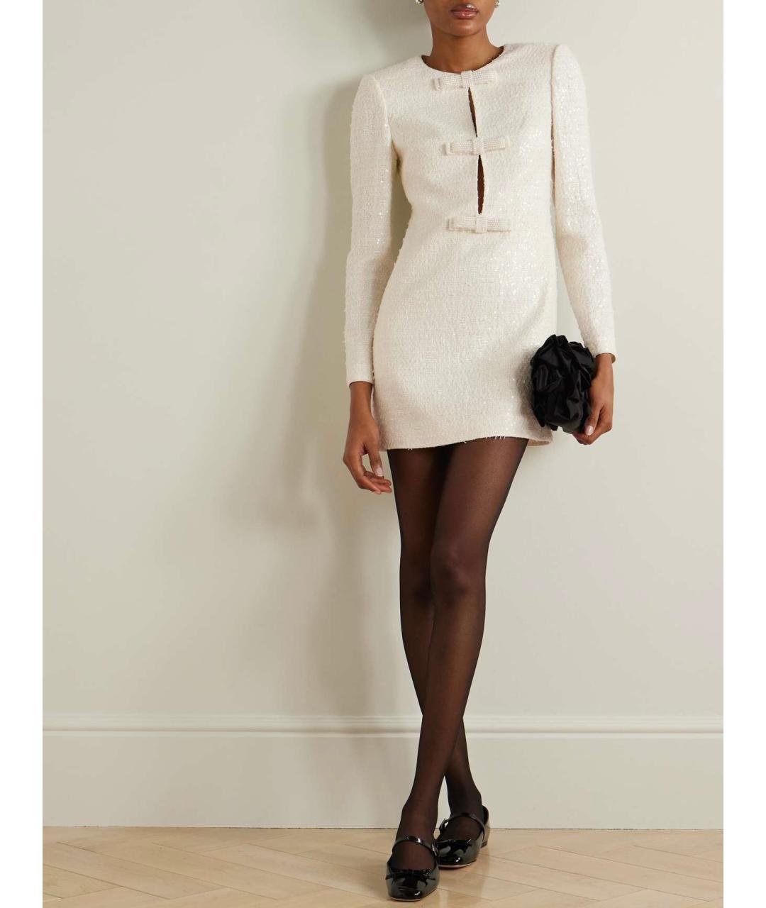 SELF-PORTRAIT Бежевое коктейльное платье, фото 7