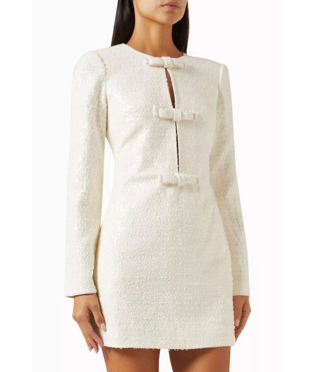 SELF-PORTRAIT Бежевое коктейльное платье, фото 9