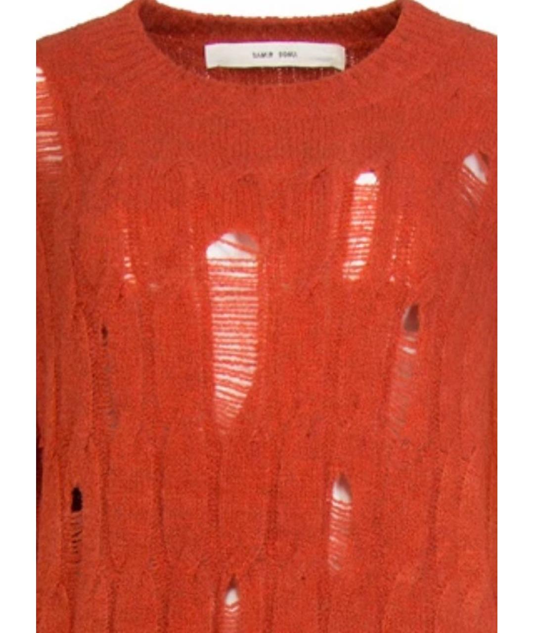 DAMIR DOMA Оранжевое шерстяное повседневное платье, фото 3