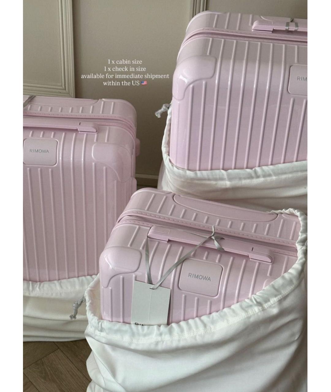 Rimowa Розовый чемодан, фото 2