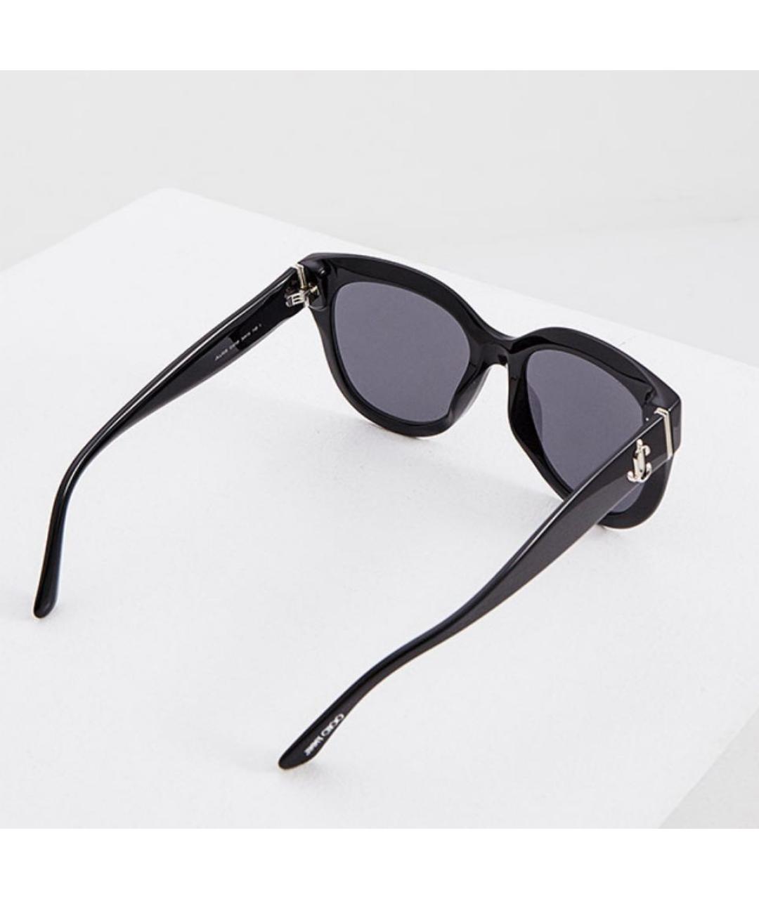 JIMMY CHOO Черные пластиковые солнцезащитные очки, фото 4
