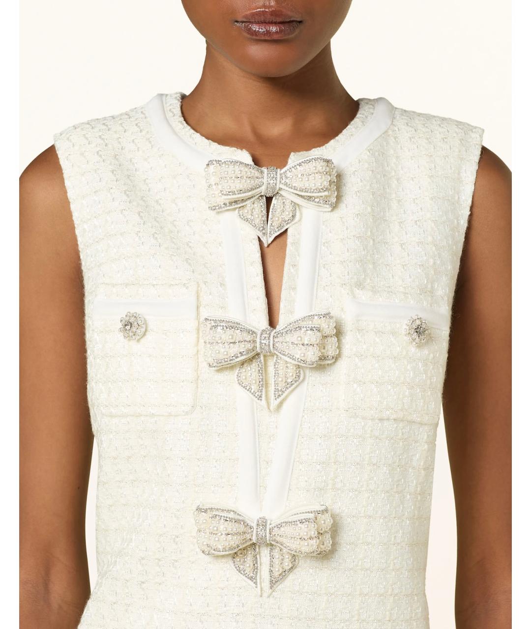 SELF-PORTRAIT Бежевое коктейльное платье, фото 7