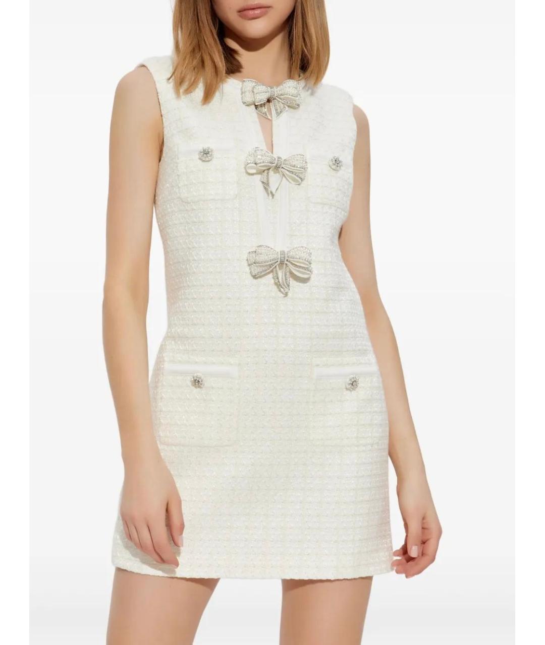 SELF-PORTRAIT Бежевое коктейльное платье, фото 8