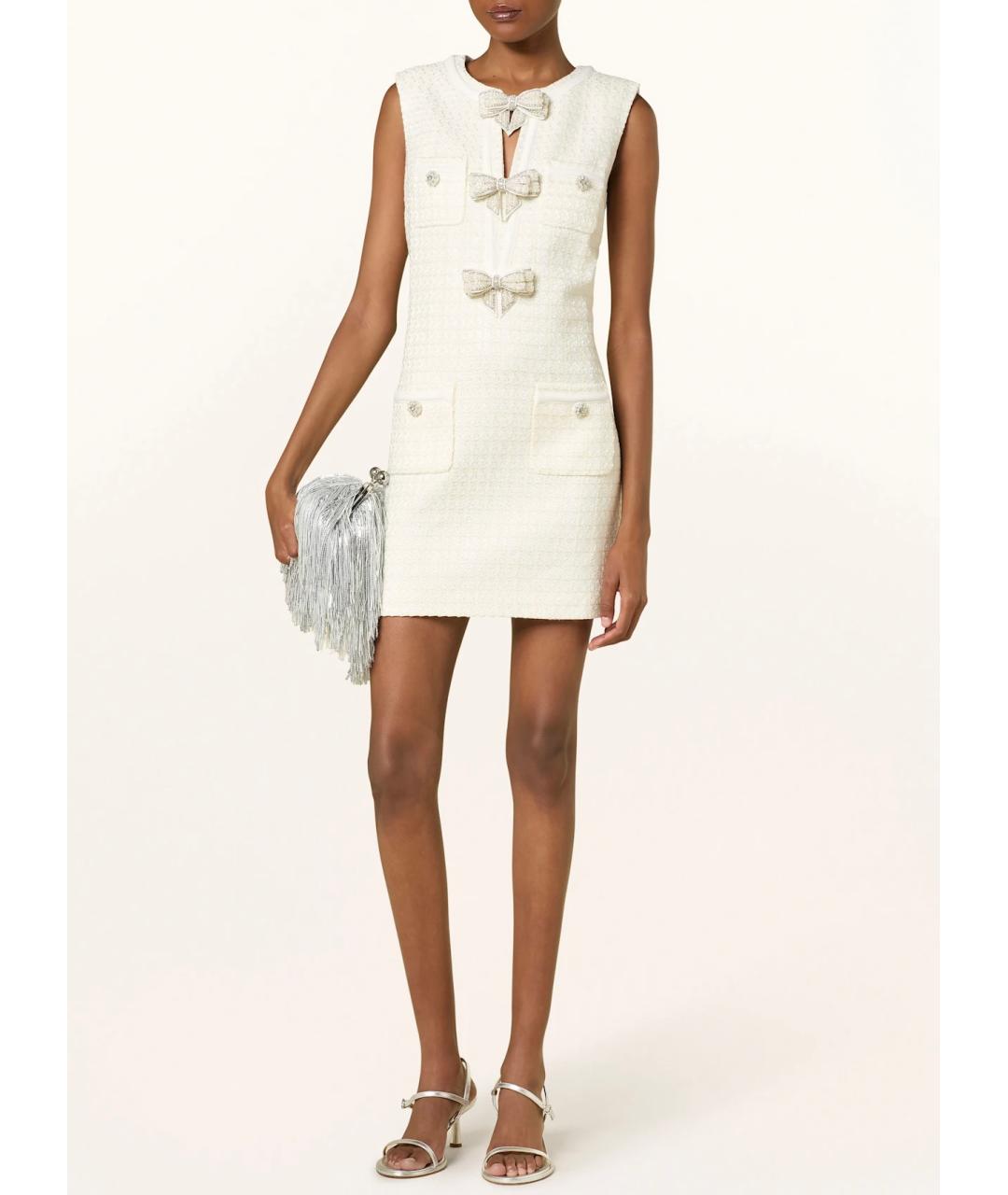 SELF-PORTRAIT Бежевое коктейльное платье, фото 5