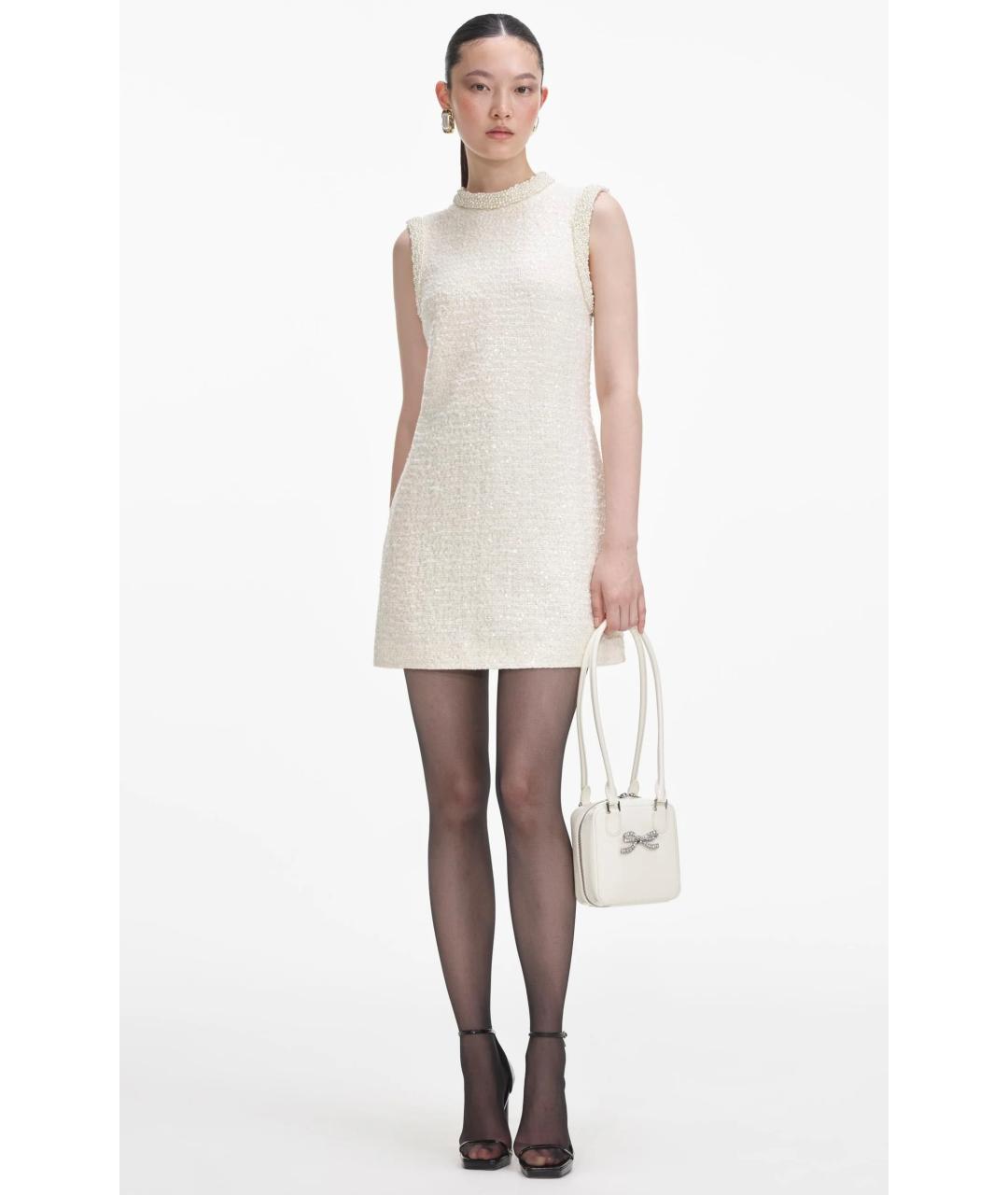 SELF-PORTRAIT Бежевое коктейльное платье, фото 2