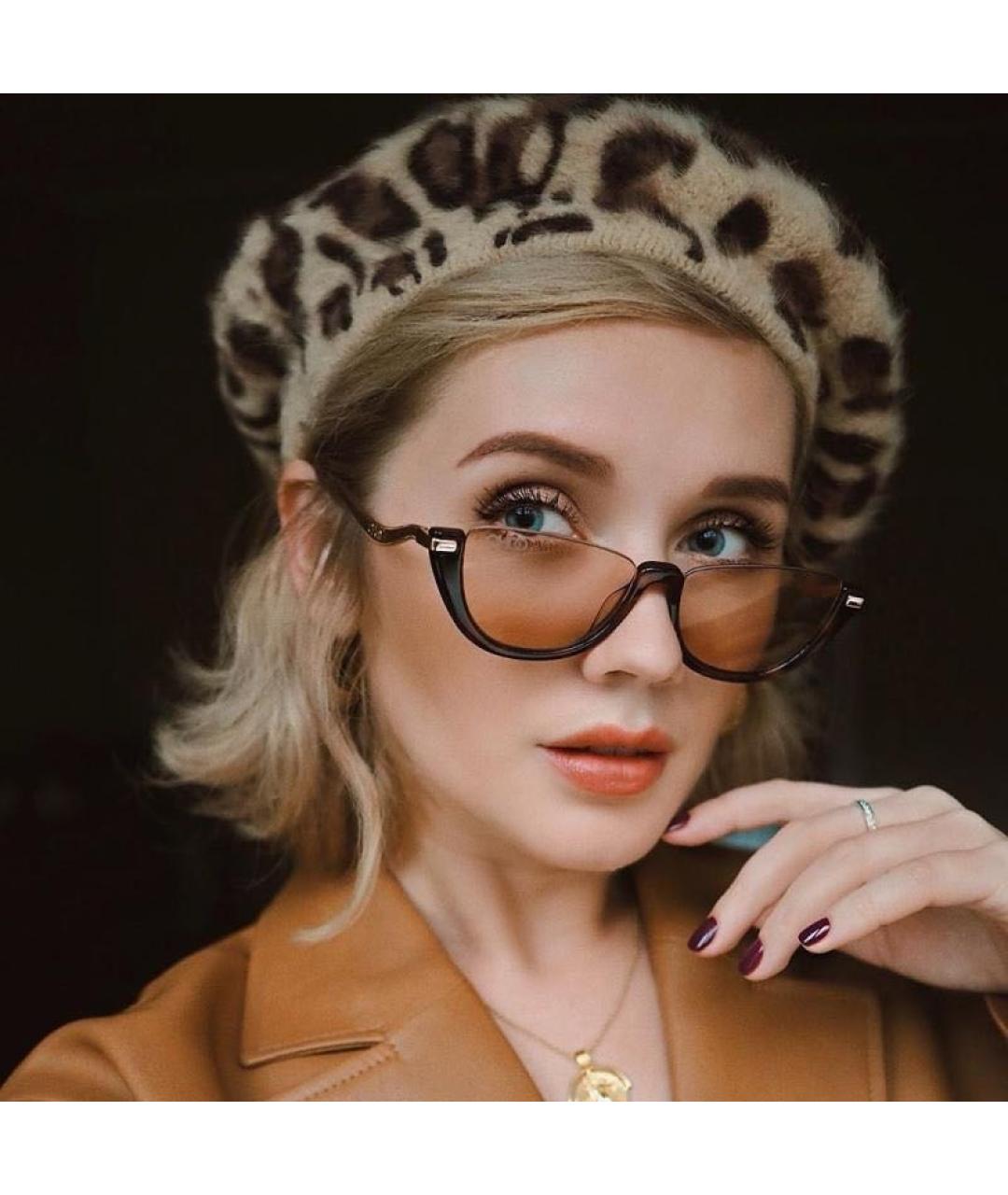 JIMMY CHOO Черные пластиковые солнцезащитные очки, фото 4