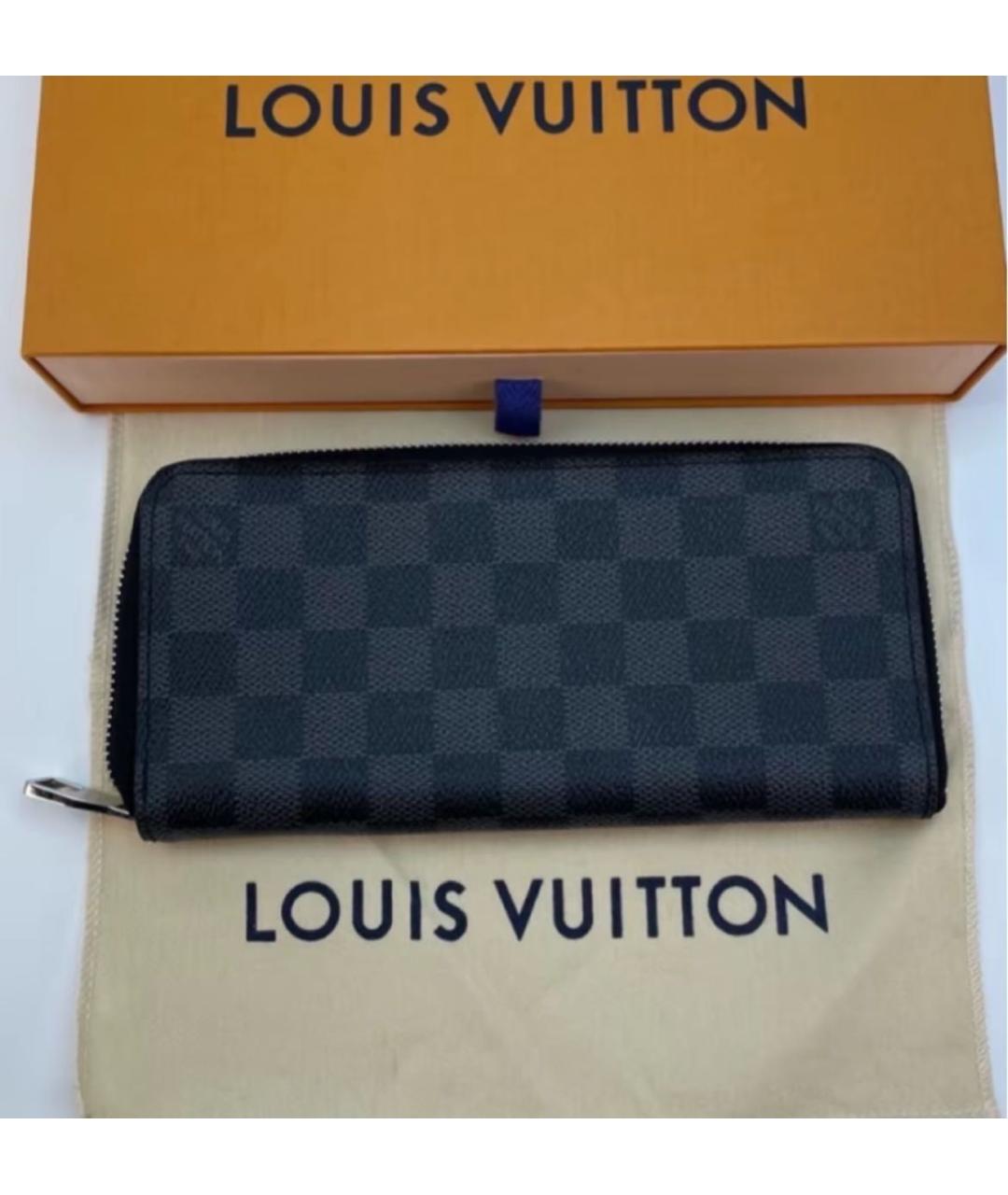 LOUIS VUITTON Черный кошелек, фото 2