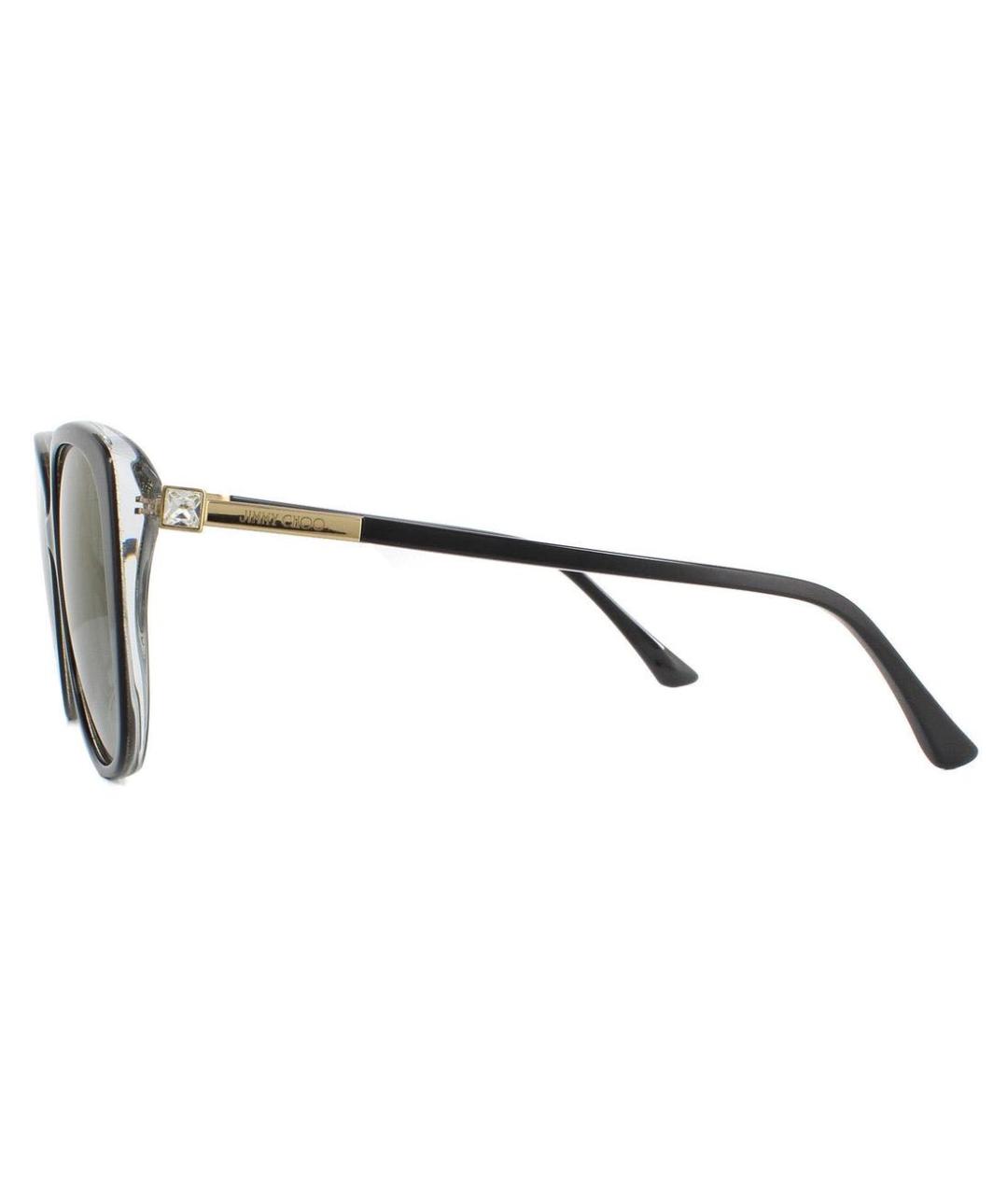 JIMMY CHOO Черные пластиковые солнцезащитные очки, фото 7