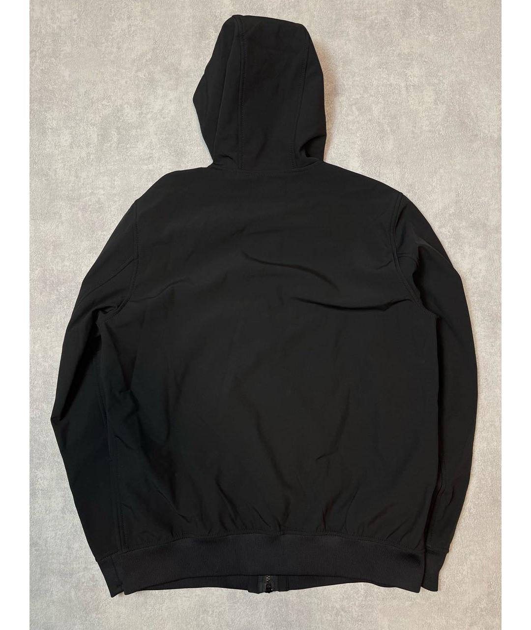 STONE ISLAND Черная полиамидовая куртка, фото 3