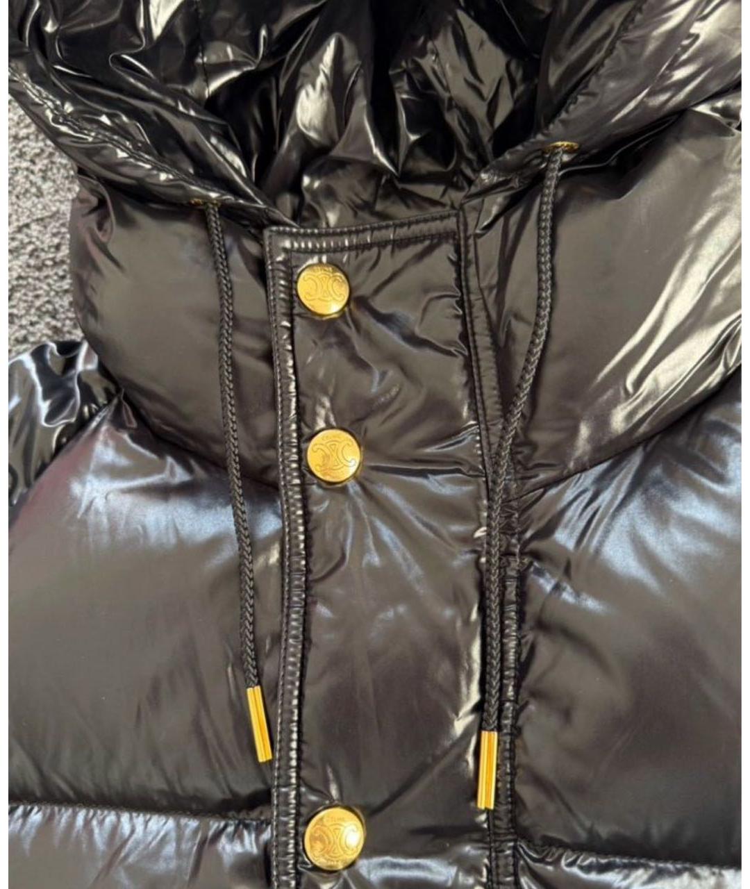 CELINE Черный пуховик, фото 7