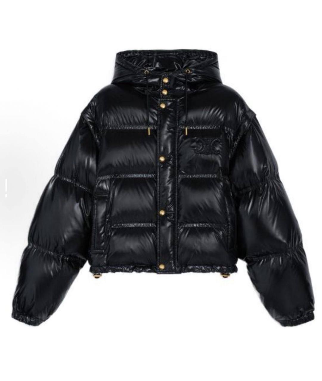 CELINE Черный пуховик, фото 1
