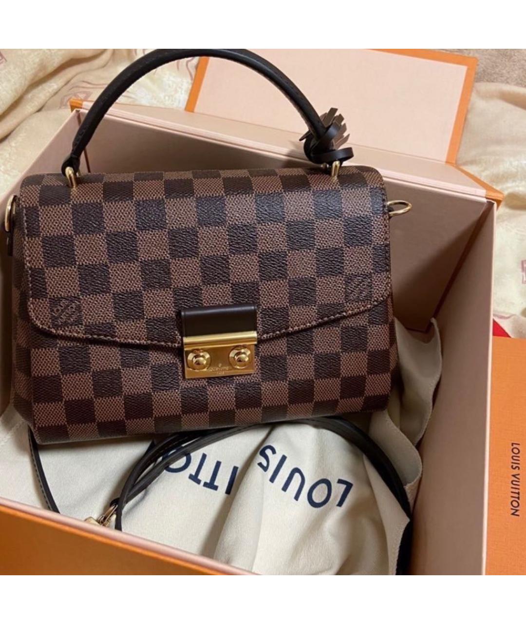 LOUIS VUITTON Коричневая сумка через плечо, фото 3