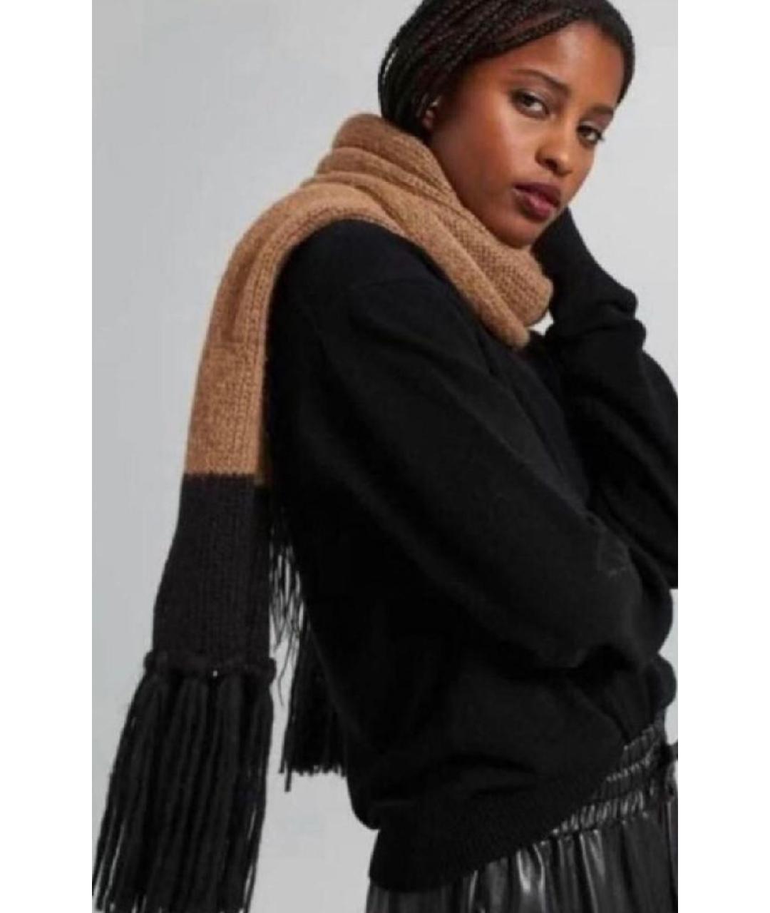 WEEKEND MAX MARA Коричневый шарф, фото 5