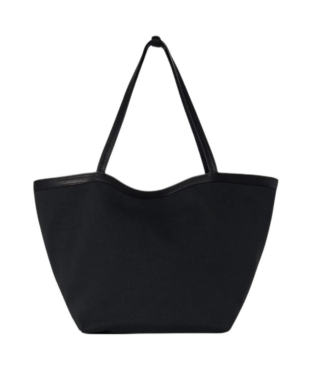 THE ROW Черная хлопковая сумка через плечо, фото 1