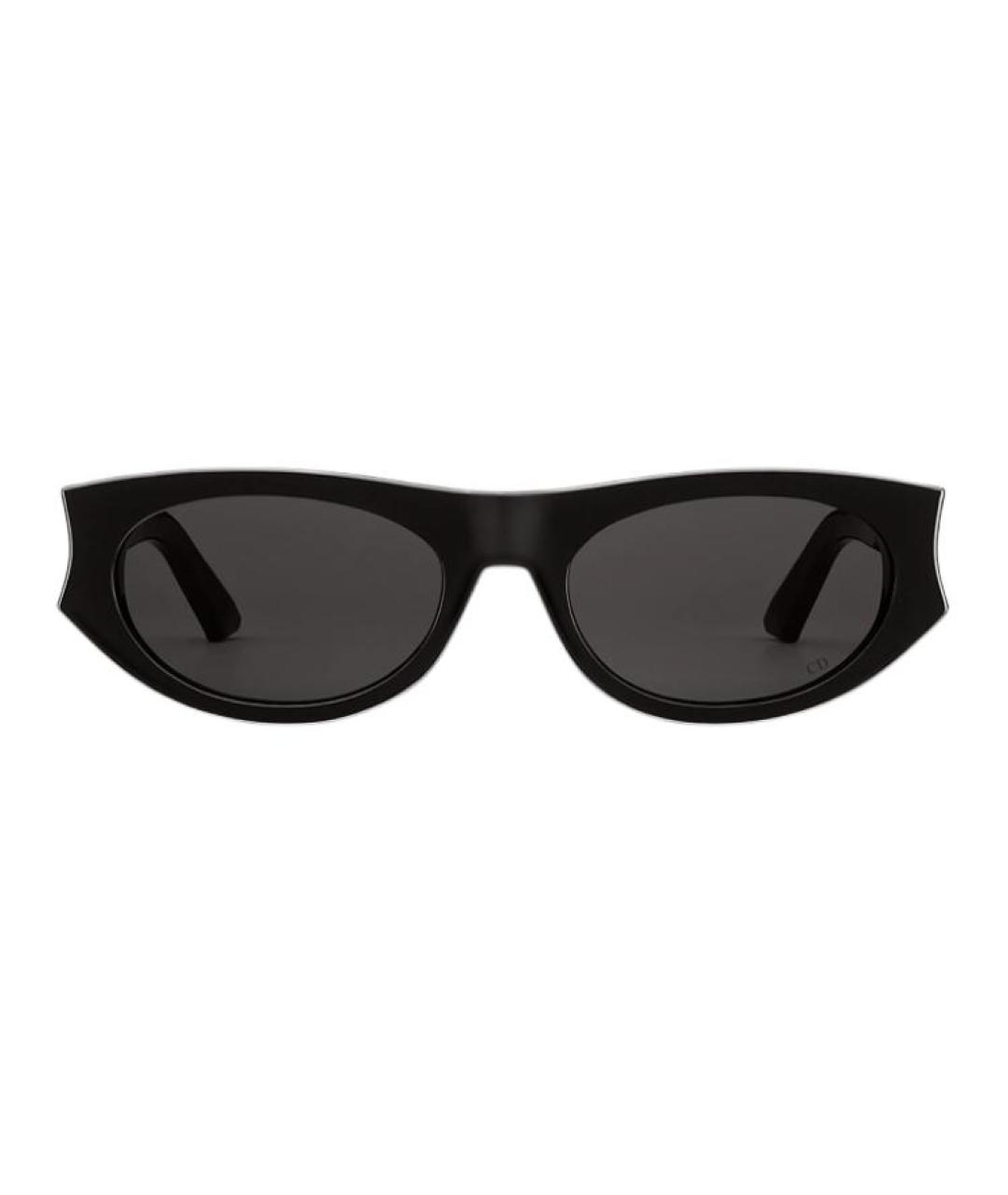 CHRISTIAN DIOR Черные пластиковые солнцезащитные очки, фото 2