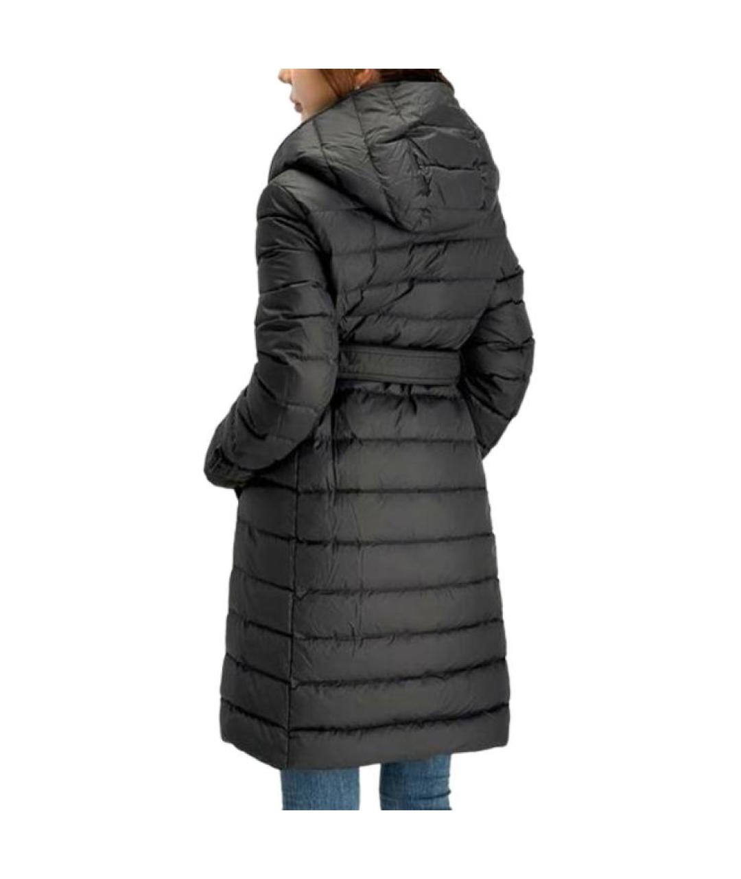 BURBERRY Черный полиамидовый пуховик, фото 4