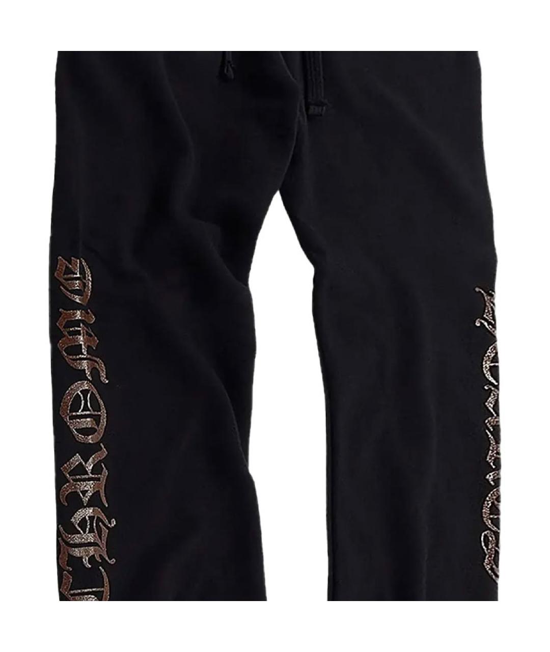 CHROME HEARTS Черные повседневные брюки, фото 3