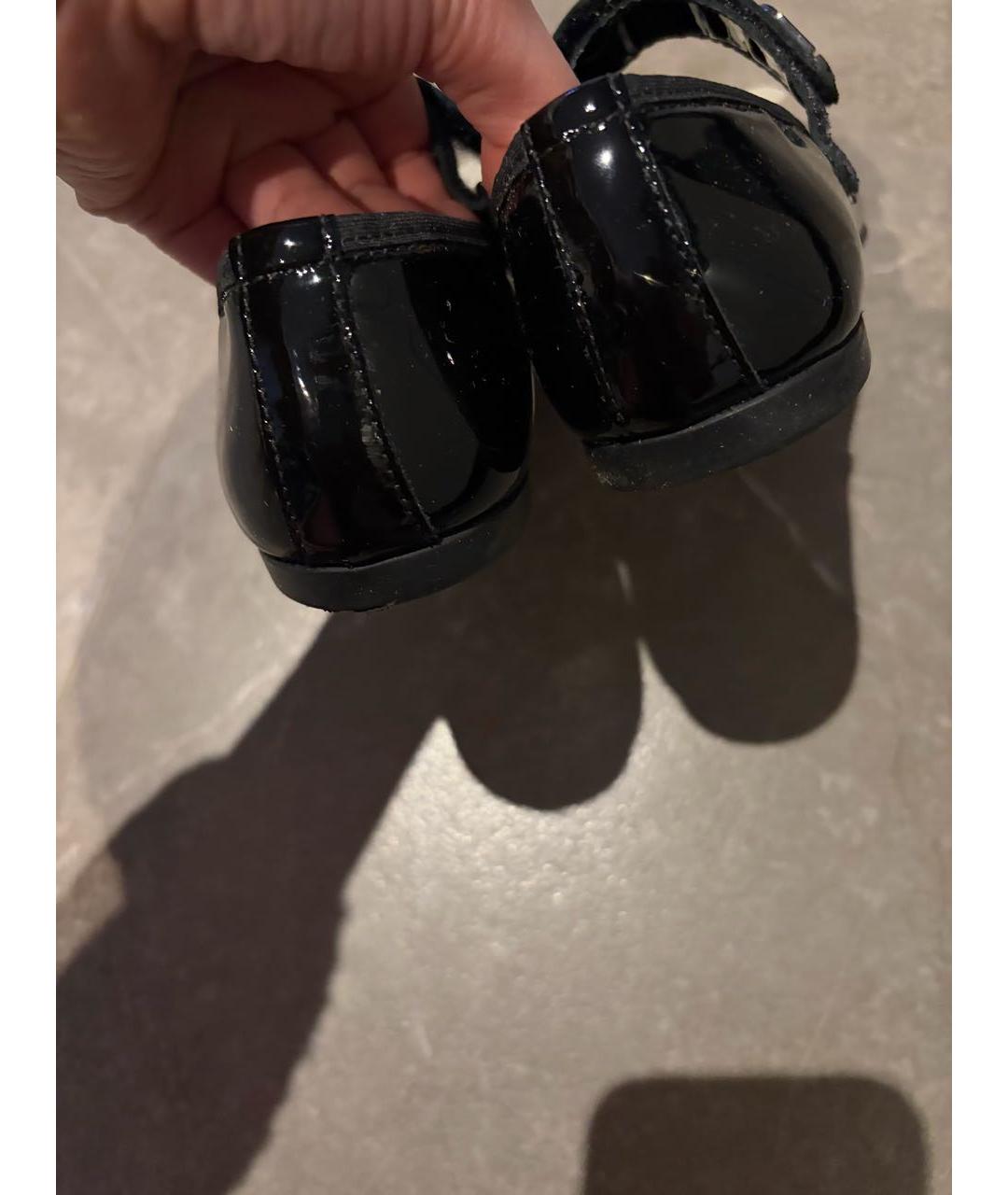 TWIN-SET Темно-синие туфли из лакированной кожи, фото 4