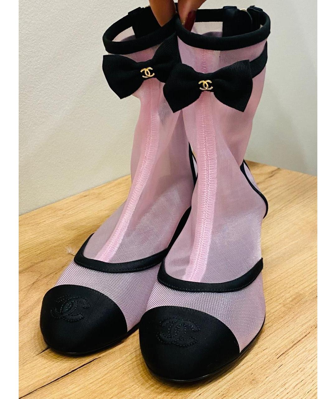 CHANEL Розовые ботильоны, фото 2
