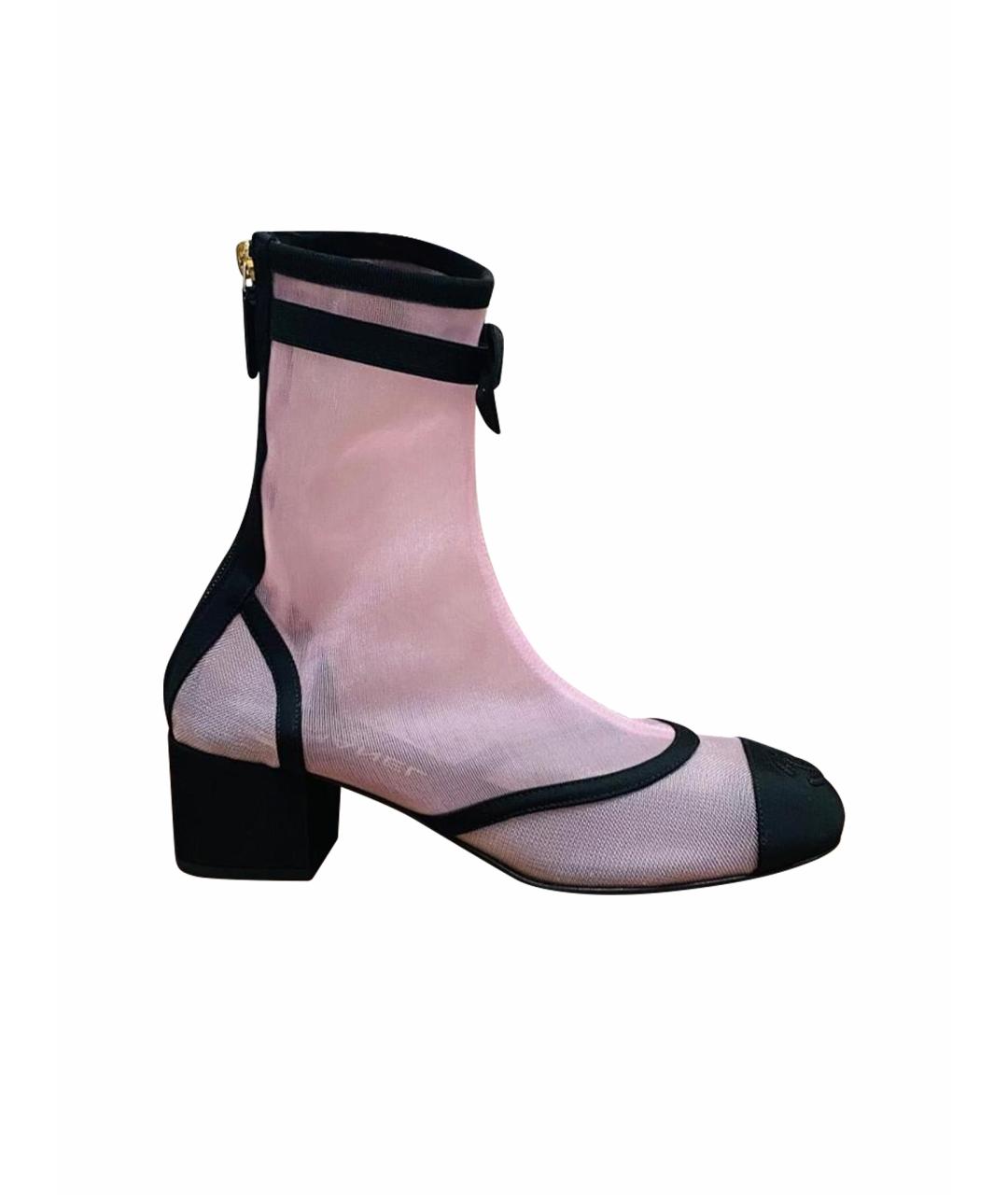 CHANEL Розовые ботильоны, фото 1