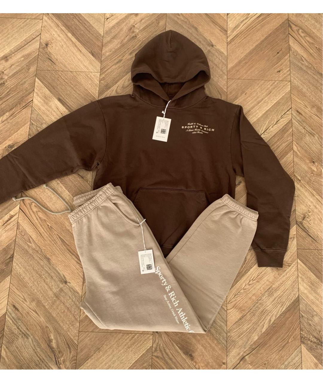 SPORTY AND RICH Хлопковый спортивные костюмы, фото 4