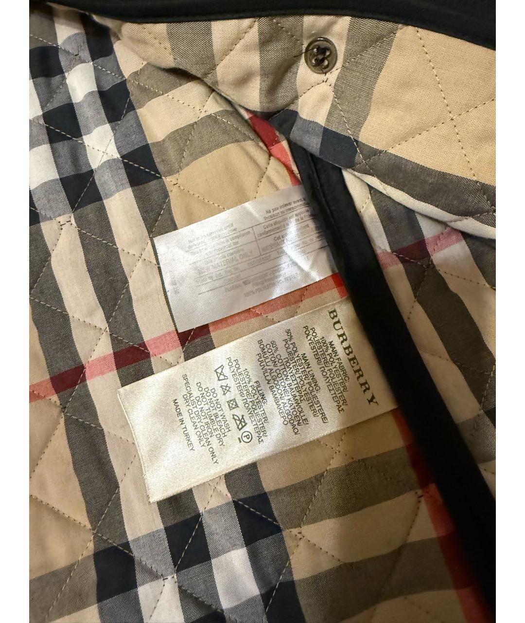 BURBERRY Черная куртка, фото 5