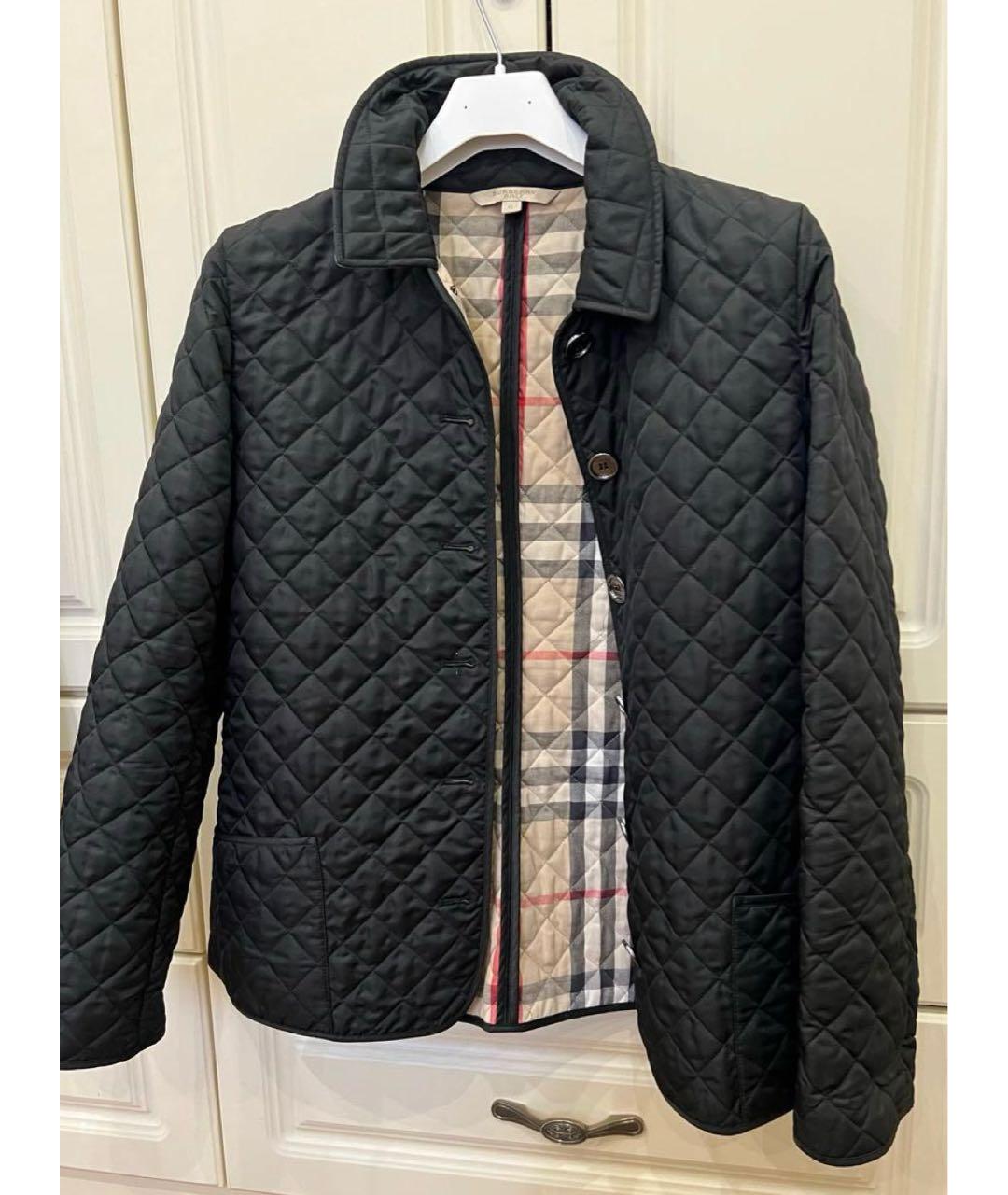 BURBERRY Черная куртка, фото 2