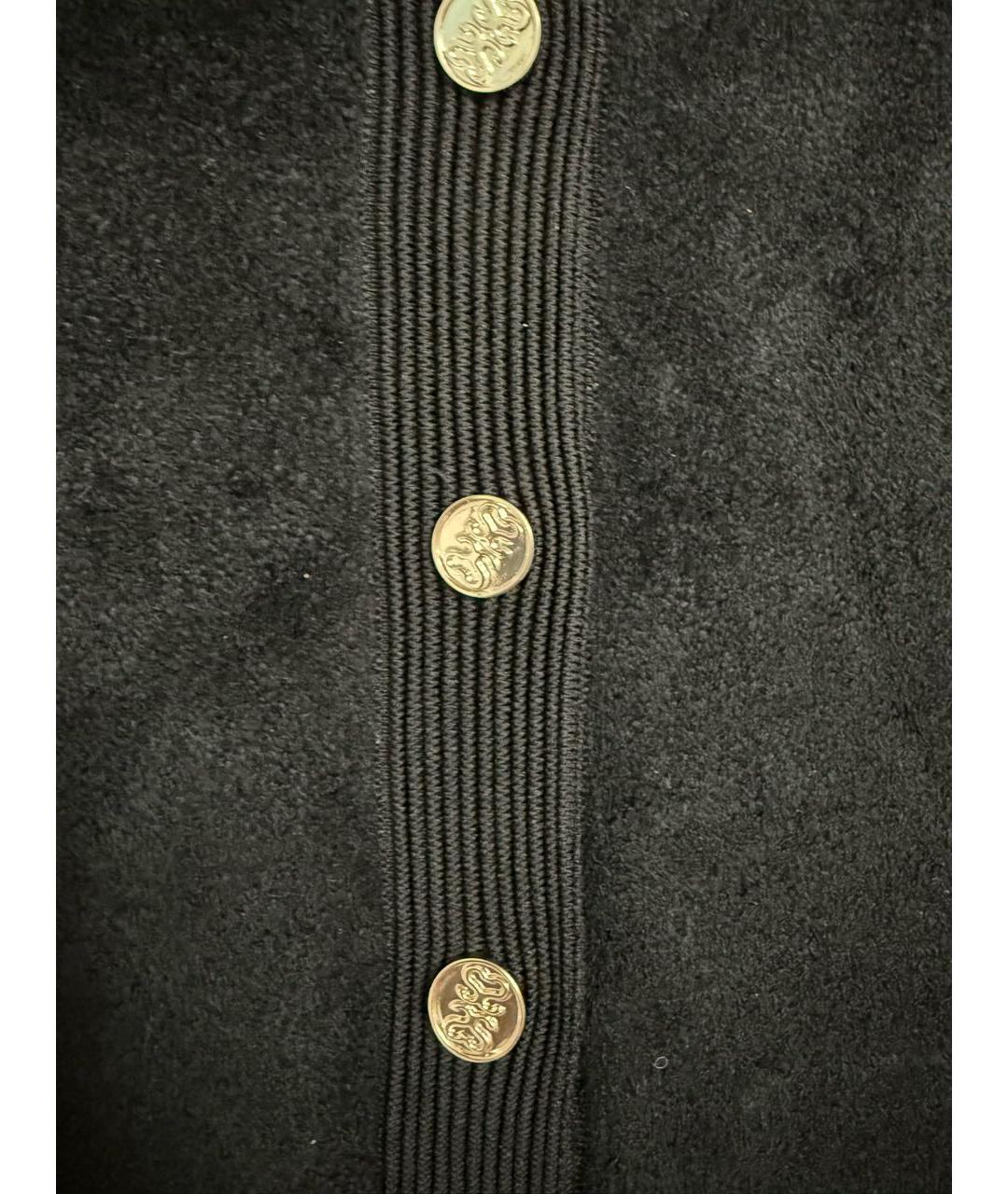 SANDRO Черный вискозный кардиган, фото 3