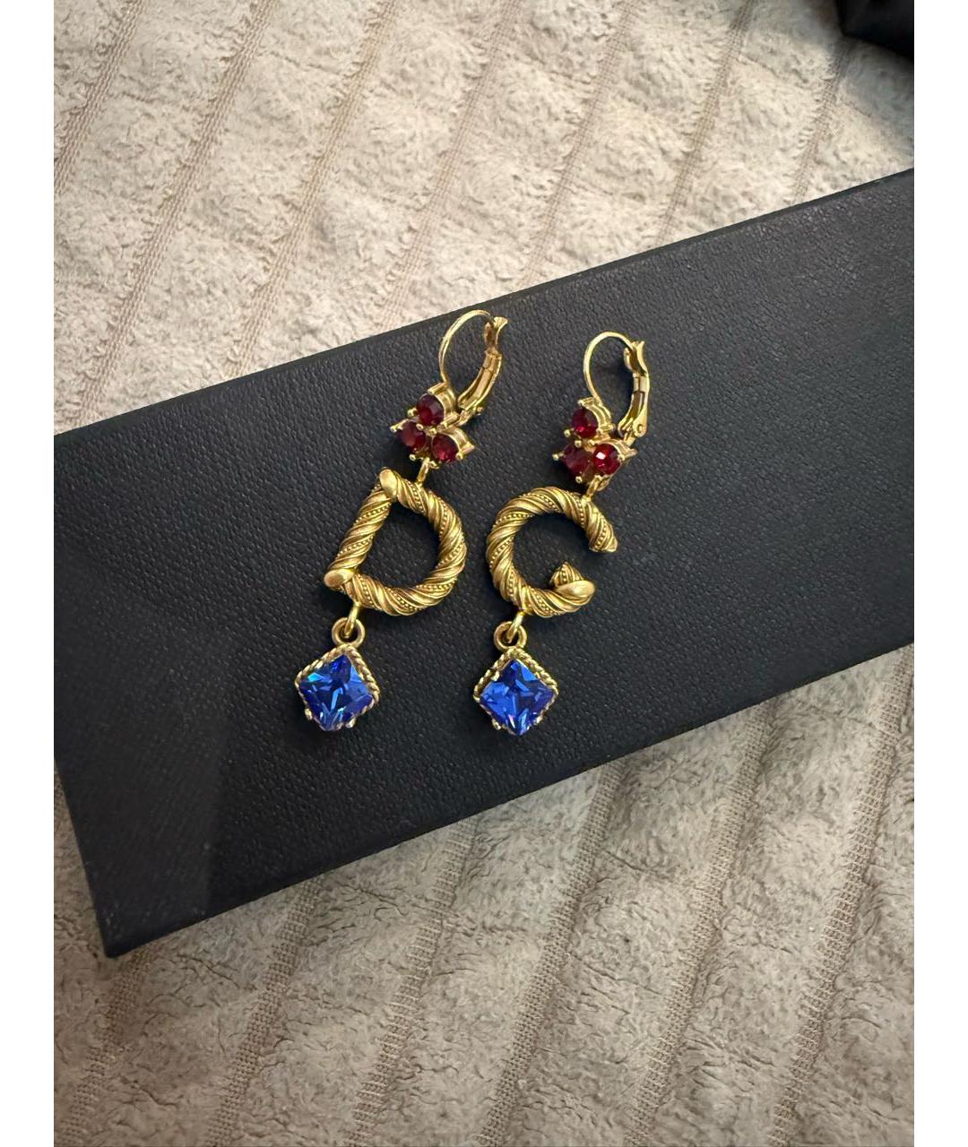 DOLCE&GABBANA Золотые серьги, фото 2