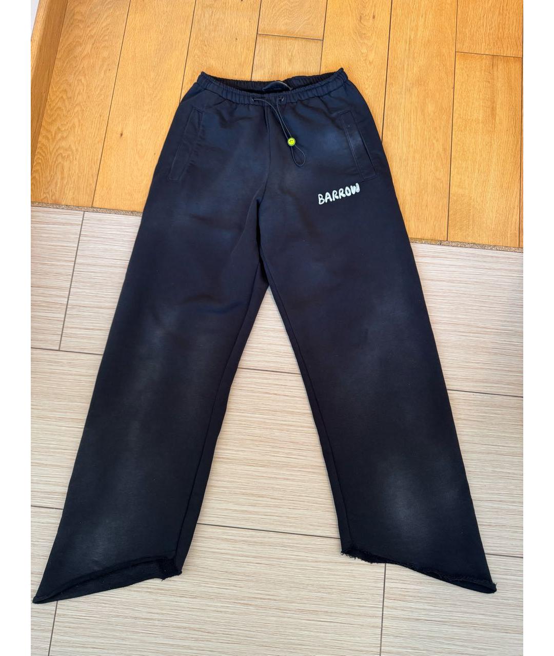 BARROW Антрацитовые хлопковые спортивные брюки и шорты, фото 5