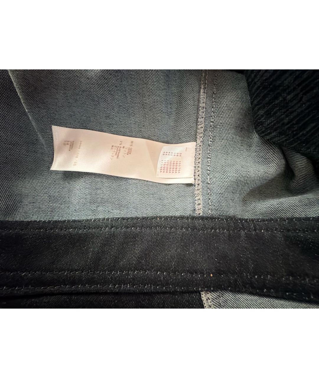 LOUIS VUITTON Темно-синее деним повседневное платье, фото 8