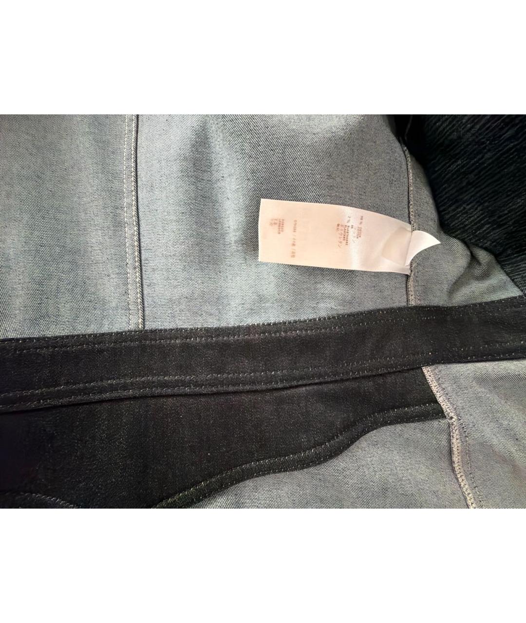 LOUIS VUITTON Темно-синее деним повседневное платье, фото 7