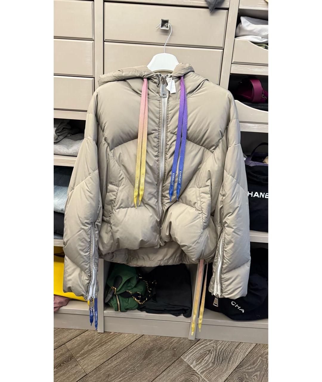 KHRISJOY Серый пуховик, фото 5