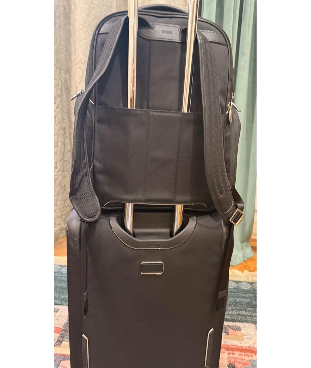 TUMI Черный хлопковый рюкзак, фото 2
