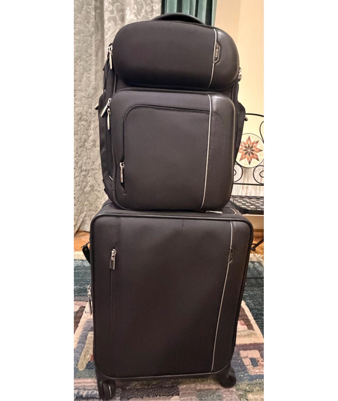 TUMI Черный хлопковый рюкзак, фото 9