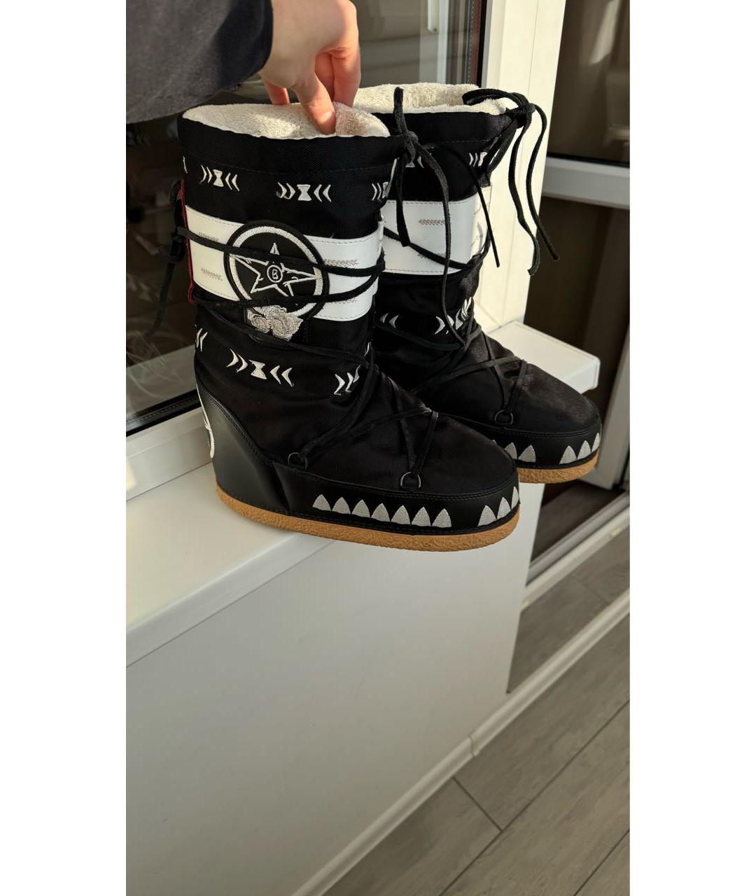 BOGNER Черные синтетические ботинки, фото 5