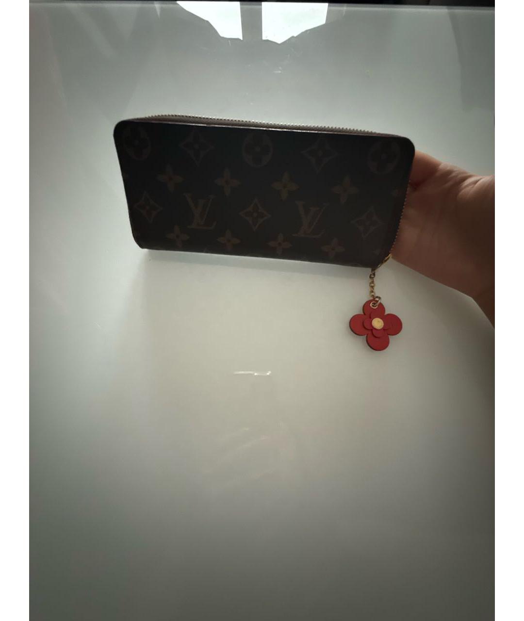 LOUIS VUITTON Коричневый кошелек, фото 2