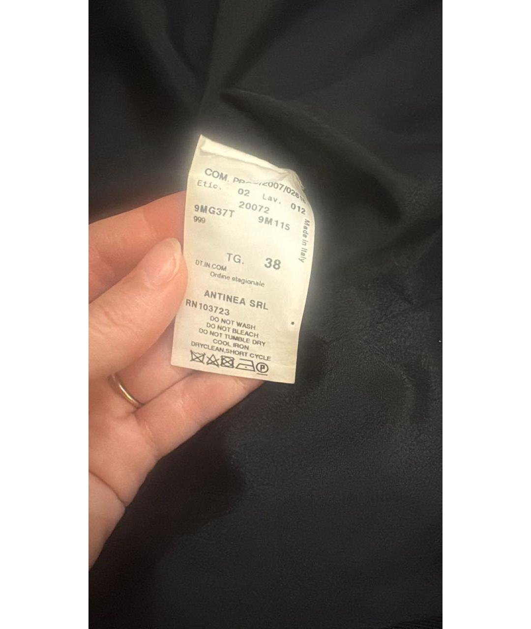 ARMANI COLLEZIONI Черный шерстяной жакет/пиджак, фото 3