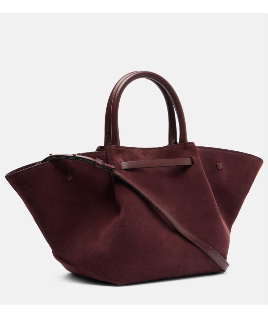 DEMELLIER Бордовая замшевая сумка с короткими ручками, фото 3