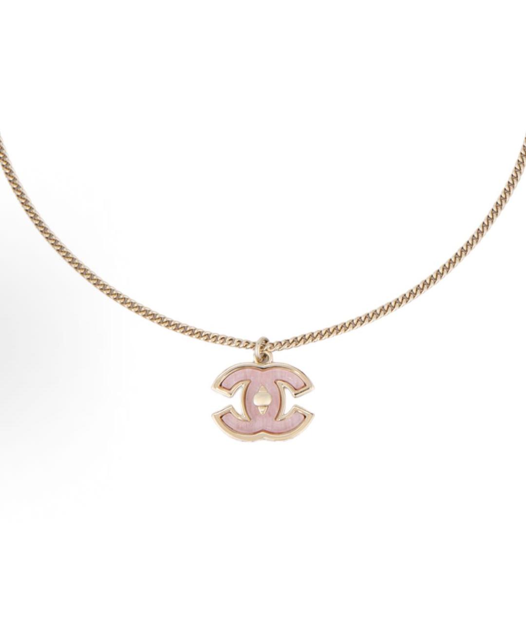 CHANEL Золотое металлическое колье, фото 2