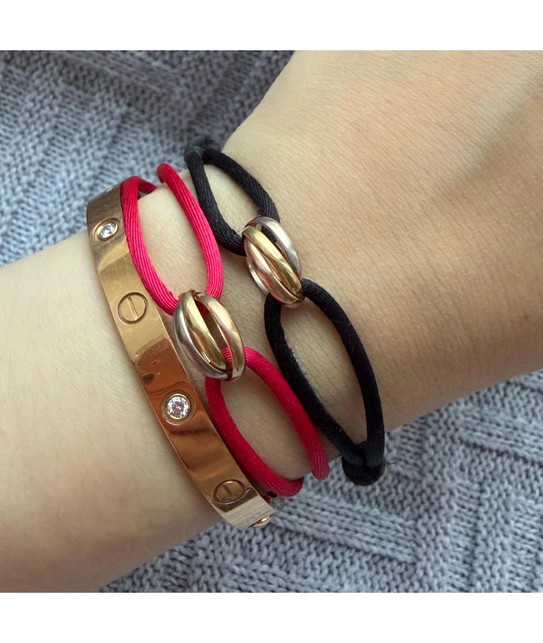 CARTIER Черный браслет из белого золота, фото 6