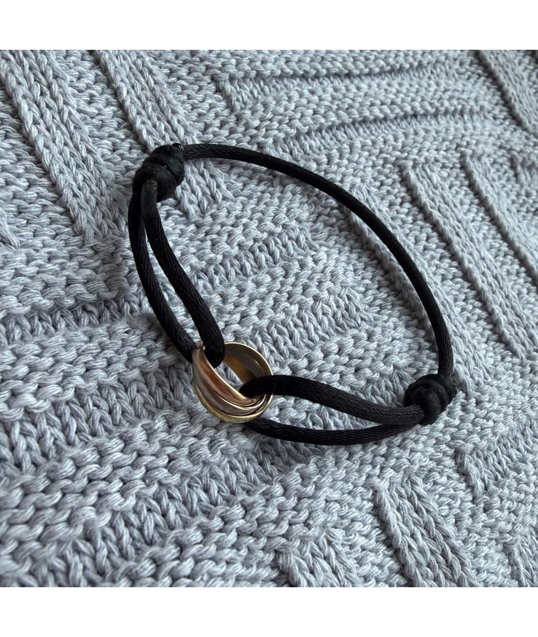 CARTIER Черный браслет из белого золота, фото 3