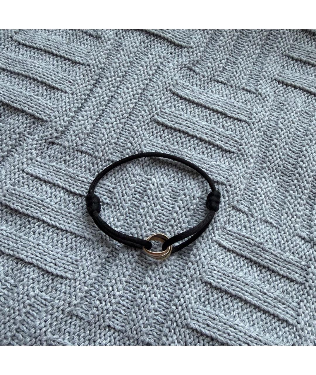 CARTIER Черный браслет из белого золота, фото 2