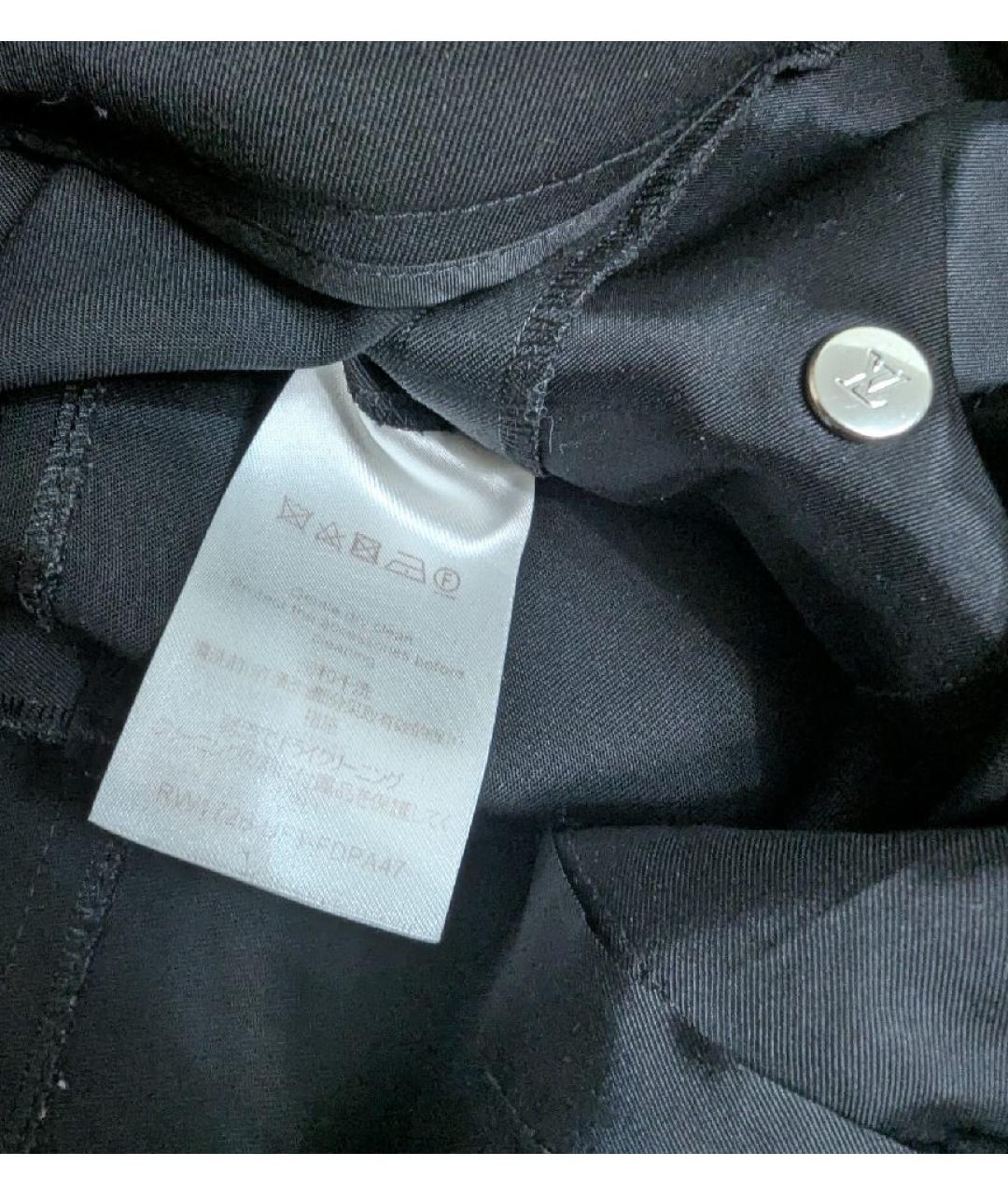 LOUIS VUITTON Черные шерстяные брюки узкие, фото 7