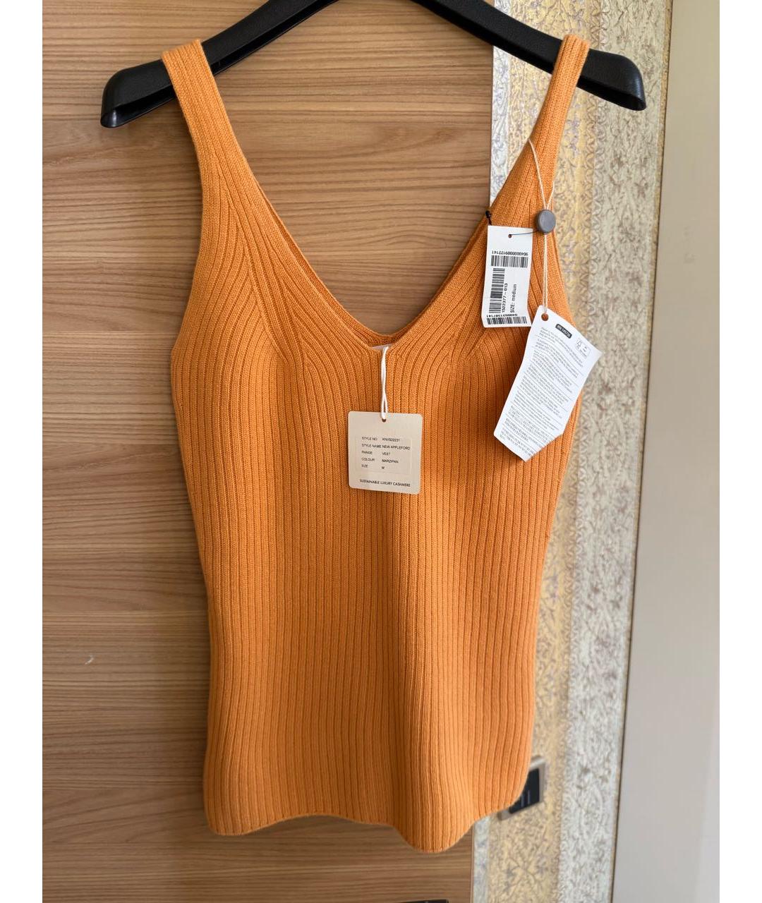 Arch4 Оранжевый кашемировый джемпер / свитер, фото 8