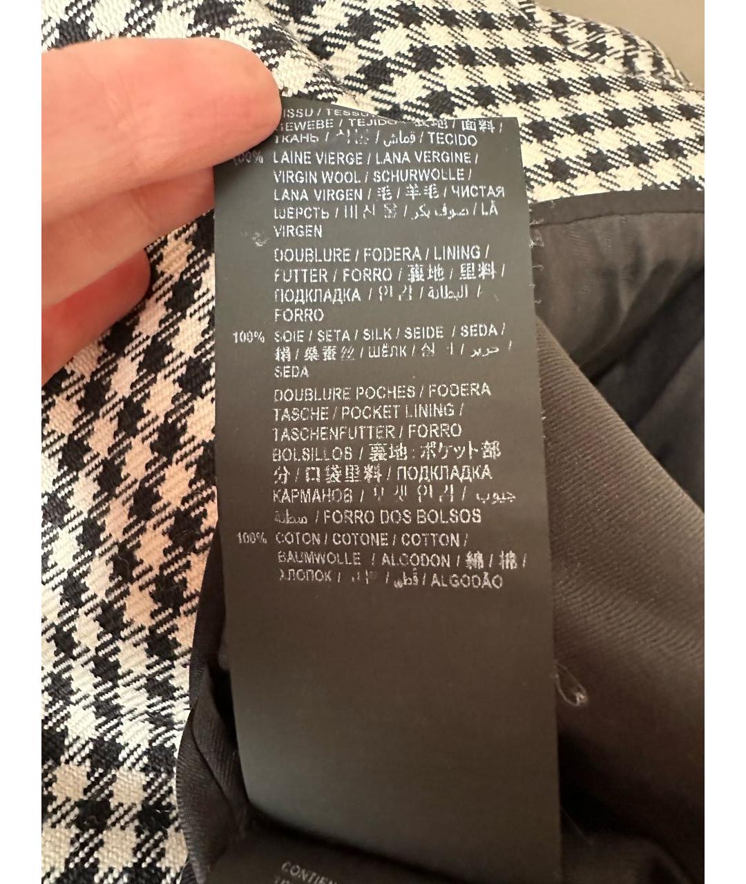 SAINT LAURENT Черный шерстяной жакет/пиджак, фото 6