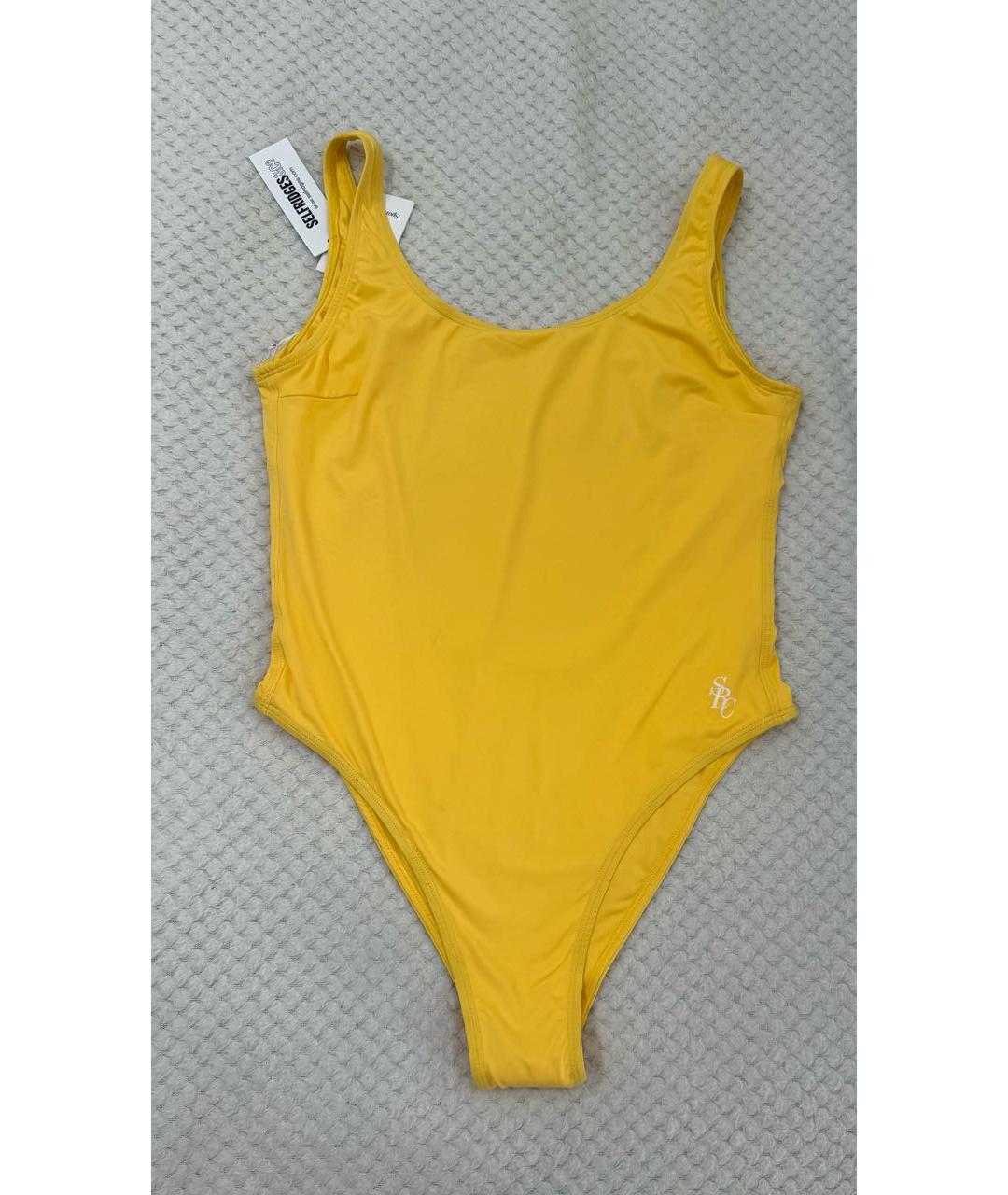 SPORTY AND RICH Желтый полиамидовый купальник, фото 2