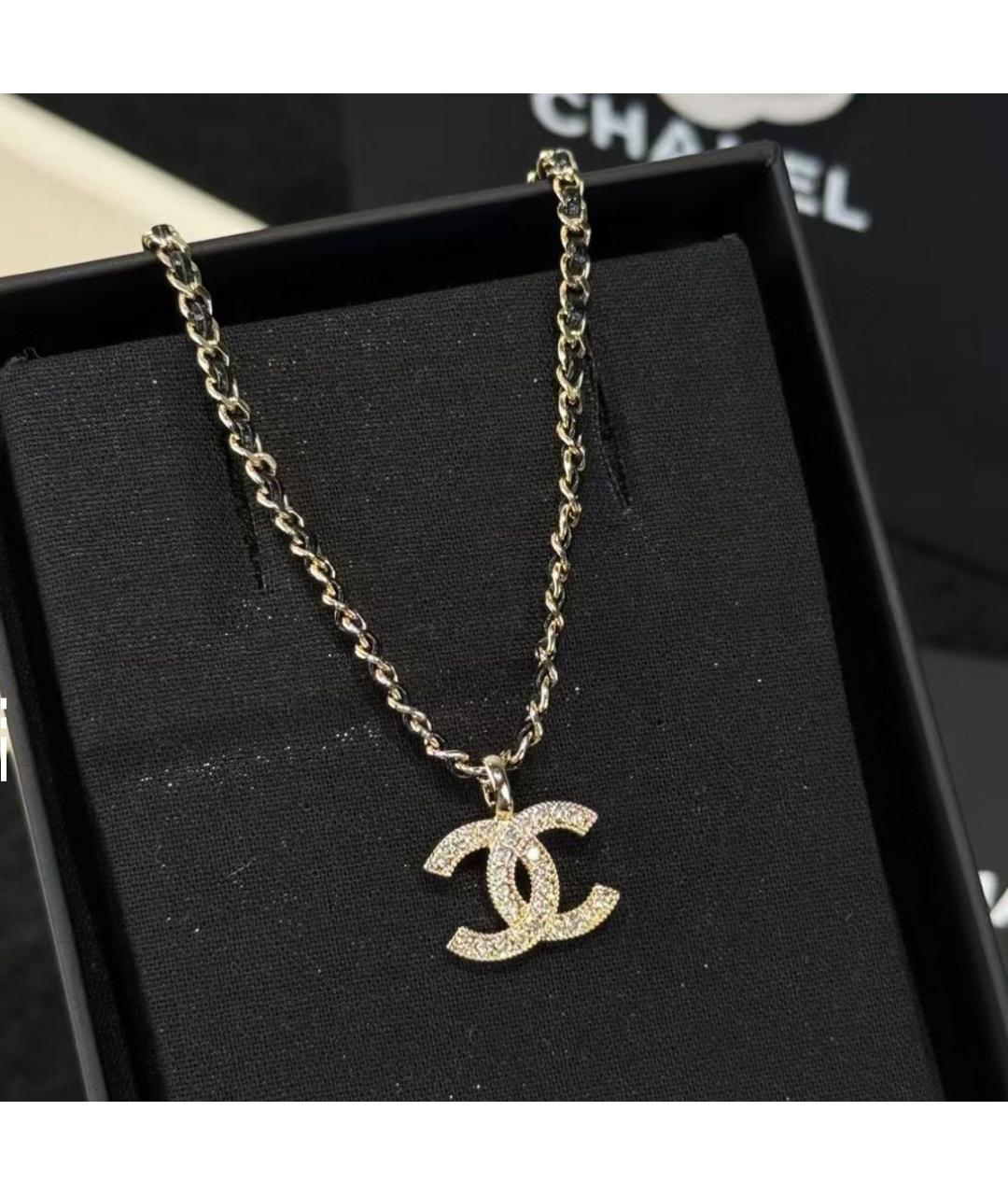 CHANEL Золотое металлическое колье, фото 5