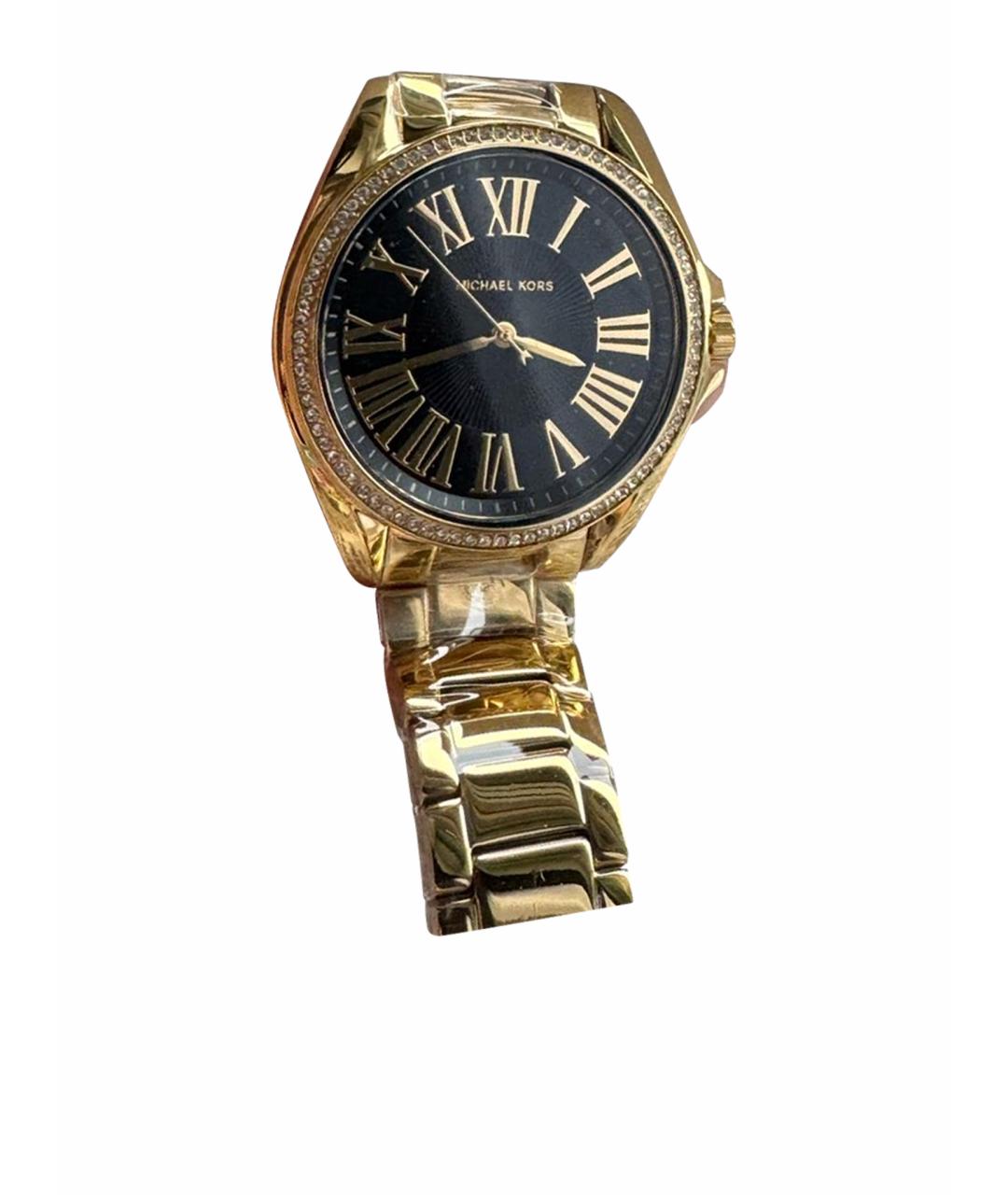 MICHAEL KORS Золотые стальные часы, фото 1