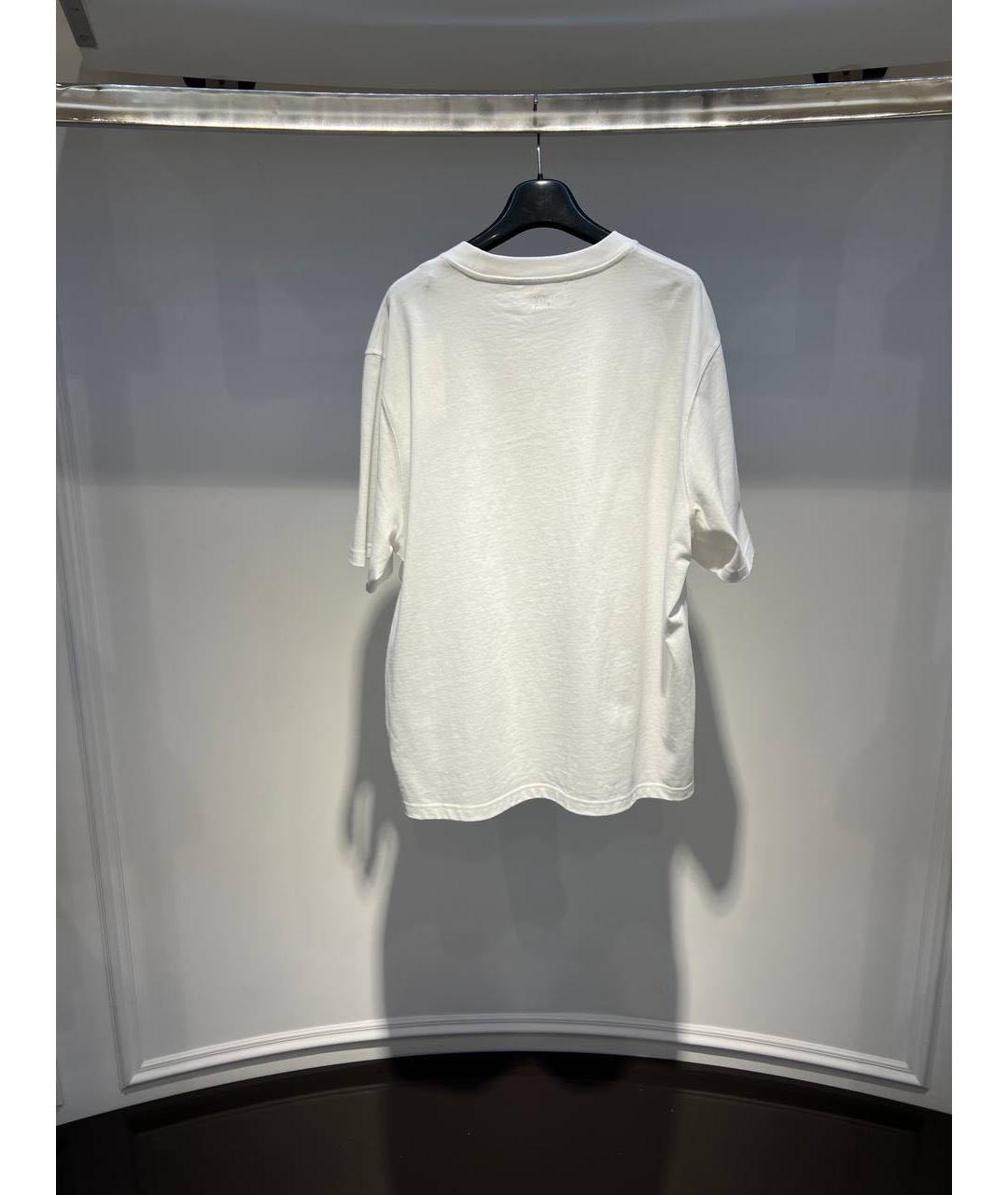 Ami Paris Белая хлопковая футболка, фото 2